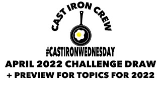 Cast Iron Wednesday April Challenge Draw. What could it be?