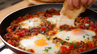 Auberginen mit Eiern – so lecker, dass ich sie jede Woche koche! 2 ASMR Rezepte!