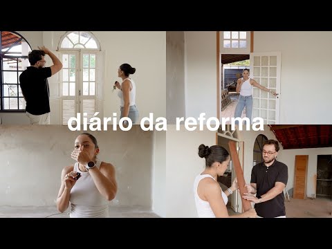 Compras para casa, tá quase? Bagunça na obra, portas antigas, teto da churrasqueira e calçada nova…