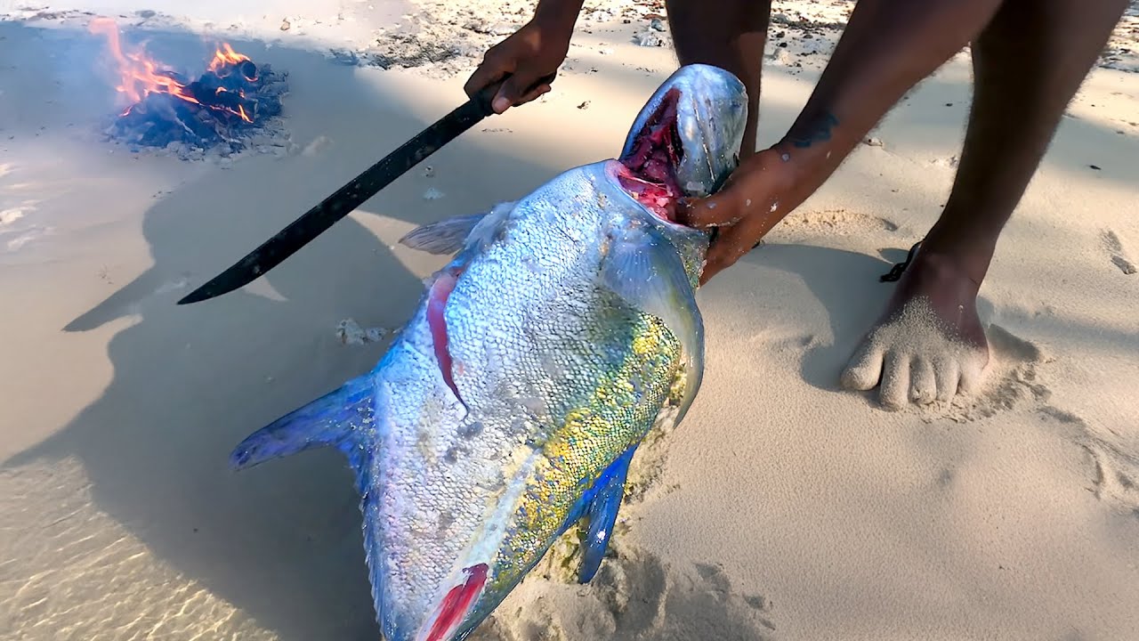 Living from the Ocean Huge Catch of Fish Delicious Meal - Day 300 - Cavy Fishing