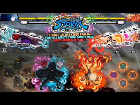 TUTORIAL JUTSU RAHASIA NARUTO X BORUTO STORM CONNECTIONS MUGEN ANDROID | HIDDEN ULTIMATE JUTSU💯🔥