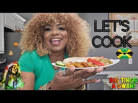 How Restaurant Make Jamaican Style Pickup Saltfish With Dumplings and Green Banana