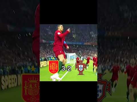 Portugal vs spain 3-3 #footballplayer #athlete #footballedit #viral