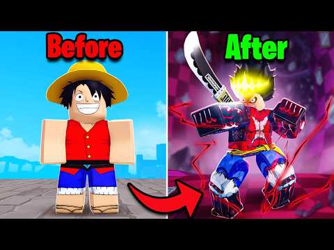 Going From Noob To Max Level GEAR 4 LUFFY In Roblox Kings Legacy...