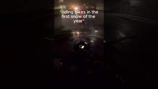 The stuff we do for pictures!  #snow #bikelife #livingmylifetilllifelivesme