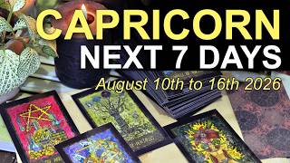 CAPRICORN Weekly Tarot Reading "THERE'S A CHANCE MEETING' August 10 to 16 2026 Truth Well Told Tarot