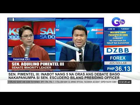 PANAYAM: Sen. Aquilino "Koko" Pimentel III, Senate Minority Leader