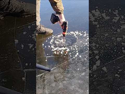 Ice Fishing Hack: Pumping Air Under the Ice to Help Fish Breathe