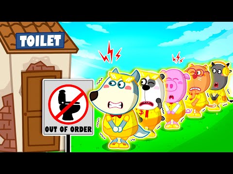 What If Thereβs No Toilet at All? π½ | Funny cartoon for Kids | Wolfoo New Episodes 2025