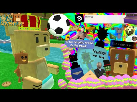 🥚🔥TODOS LOS EASTER EGGS Y REFERENCIAS DE SUPER BEAR ADVENTURE!!🔥🥚 //Super Bear Adventure