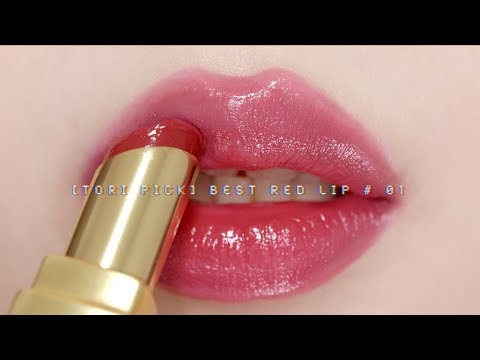 [4K] 곽 최애 명품 레드립 6종❤️ Tori's favorite RED lips (ENG)