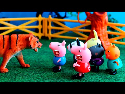 Peppa Pig George e O TIGRE VALENTE | Peppa Pig Português Brasil Episódios Completos