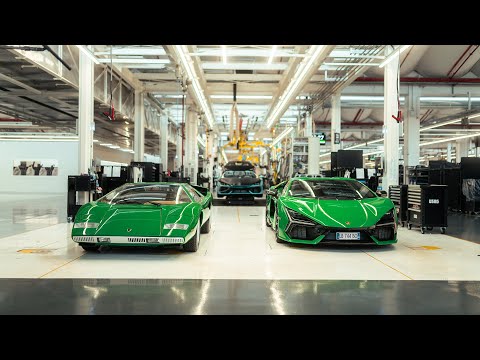 Celebrating 50 Years of Lamborghini Countach production in Sant'Agata