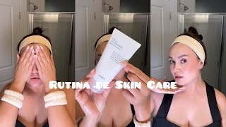 Asi retiro mi maquillaje y mi nueva rutina de skin care 💦 #skincare 