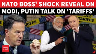 'PM Modi Told Putin...': Nato Chief's Stunning Claim On India-Russia Talks On Trump Tariffs