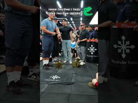 Liệu anh đẹp trai này có chinh phục được cục tạ 100Kg #tatay150kg #AlexanderFerros #thedan