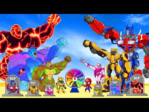 トランス：最後の騎士王 | オプティマスプライム vs キングコングの戦闘シーン | EVOLUTION of Kong Animation