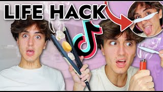 JE TESTE DES ASTUCES TIKTOK (elles sont bizarre)