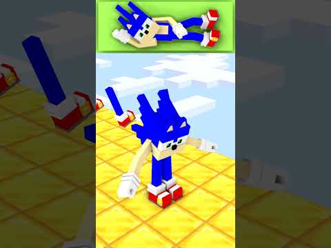 BUILD A QUEEN RUN CHALLENGE with Sonic #shorts