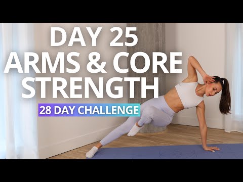 TONE Your ARMS and ABS at Home | Day 25 Mind Body Challenge