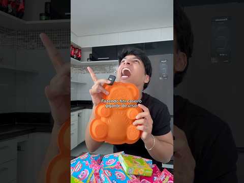FIZ UMA BALA FINI GIGANTE EM FORMATO DE URSO!!!