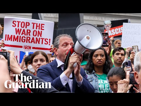 YouTube video thumbnail: New York City Comptroller and Mayoral Candidate Brad Lander Released From Federal Custody