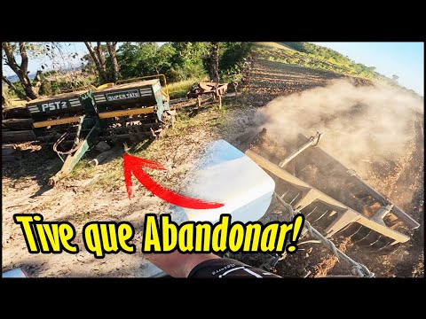 MUDANÇA DE PLANOS MUITO TRABALHO PARA ARRUMAR ESSA PLANTADEIRA! MASSEY FERGUSON 95X TURBO!