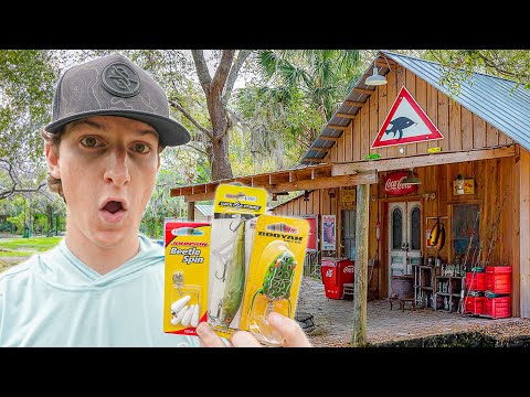 I Found A SKETCHY Gas Station LOADED With Fishing Lures (Expensive)