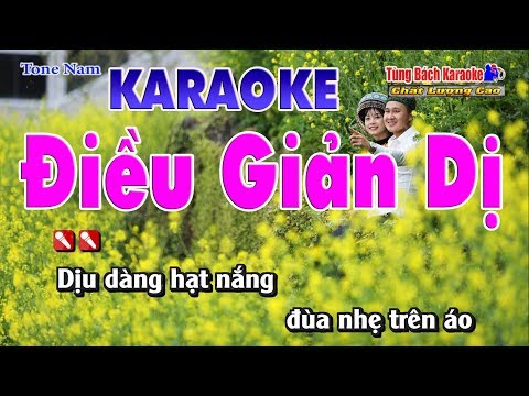 Điều Giản Dị Karaoke 123 HD – Nhạc Sống Tùng Bách