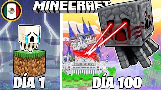 ¡Sobreviví 100 días como un DIOS GHAST en MINECRAFT!