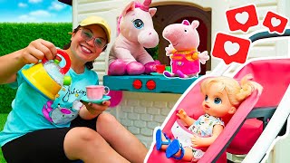 Peppa y Alive devuelven los juguetes a sus dueños
