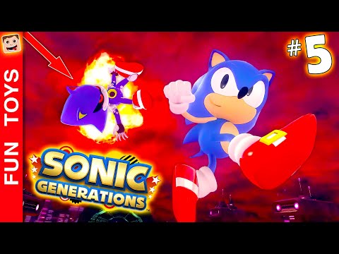 Sonic Generations Remastered #05 🔵 Lutei contra o METAL SONIC e a Amy me deu uma ajudinha!