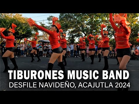 Tiburones Music Band | Desfile Navideño Acajutla 2024