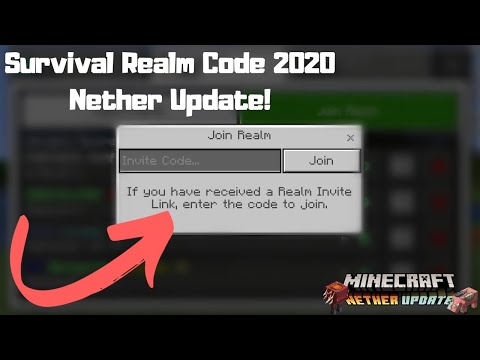 minecraft realms invite codes 2021
