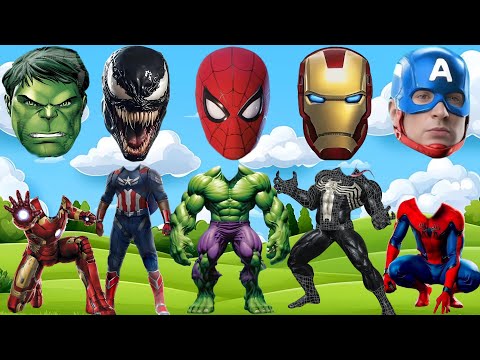 TEBAK GAMBAR TOP SUPERHERO I AVENGERS, CAPTAIN AMERICA, SPIDER MAN, IRON MAN, HULK, VENOM, MARVEL