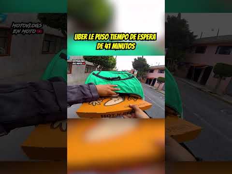 Mucho tiempo de espera por un pedido #uber #ubereats #repartidor #delivery #didi #didifood