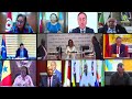 الرئيس عبد الفتاح السيسي يشارك في أعمال الدورة الـ ٤٠ للجنة التوجيهية النيباد عبر الفيديو كونفرنس