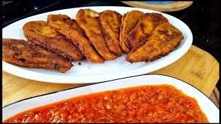 مطبخ ام وليد / حوت الڨلاليل ( الحوت الكذاب ) وصفة هايلة بالباتنجال توالم بزاف للصيف 😋😍👍.