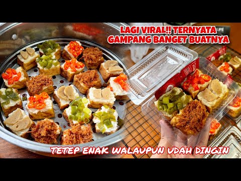 IDE JUALAN VIRAL!! YANG BELI SAMPE RELA ANTRI TERNYATA EMANG SEENAK ITU "BAKSO TAHU TOPING"