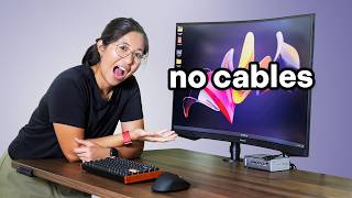 I Built The CLEANEST Home Desk Setup