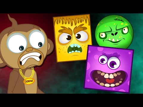 Learn Shapes With Spooky Scary Faces | Come and learn with funny faces | Annie Aur Ben