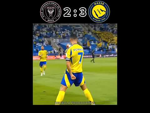 inter miami vs al nassr🥶 ronaldo vs messi goal & highlights 2024 imaginary#football