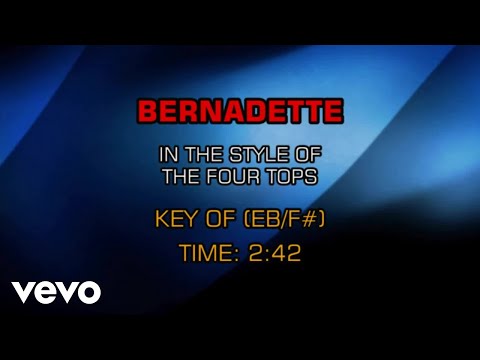 Four Tops – Bernadette (Karaoke)