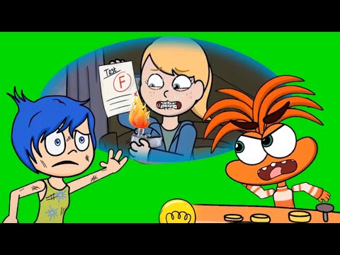 INTENSAMENTE 2: EL SECRETO DE ANSIEDAD / Inside out 2 animación vs reacción de Luna y Estrella