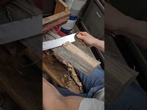 Cheap to Champ: Fixing a Box-store Drawknife. #tools #handtools #bowmaking #woodworking #maker