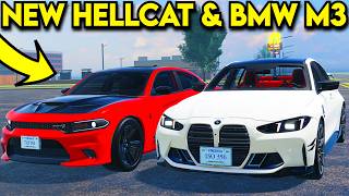 *NEW* HELLCAT & BMW M3 G80 + DRAG CHUTES UPDATE IN ROBLOX ROANOKE!