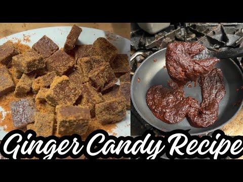 Ginger Candy Recipe | अदरक की कैंडी | Homemade Cough, Cold & Flu Remedy | Ginger Drops Recipe |Candy