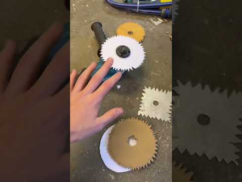 Mit Papier Metall sägen… #papier #metall