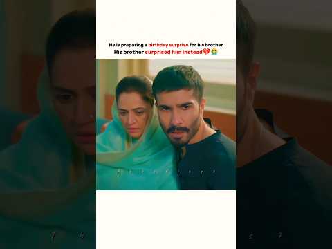 His brother surprised him instead💔😭Humraaz Sad Scene #humraaz #ayezakhan #ferozekhan