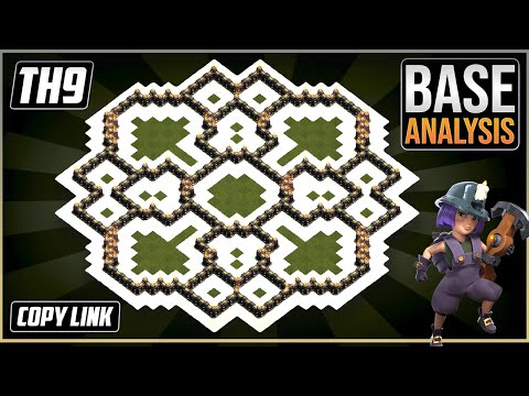 NEW INSANE TH9 HYBRID/TROPHY[defense] Base 2014!! COC TownHall 9 Hybrid Base Design – Clash of Clans